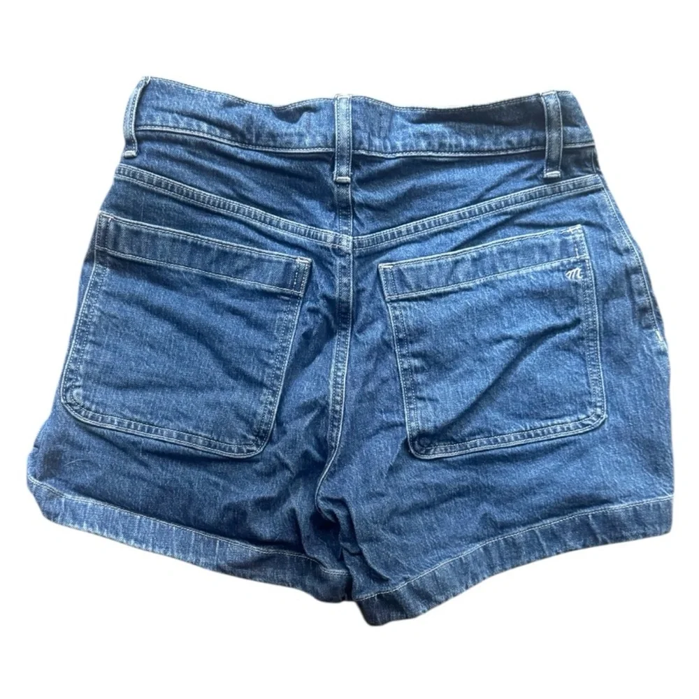 Madewell Blue Jean high waisted Shorts 26 A14 - Picture 2 of 4